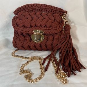 Tshirt yarn marshmallow handbag